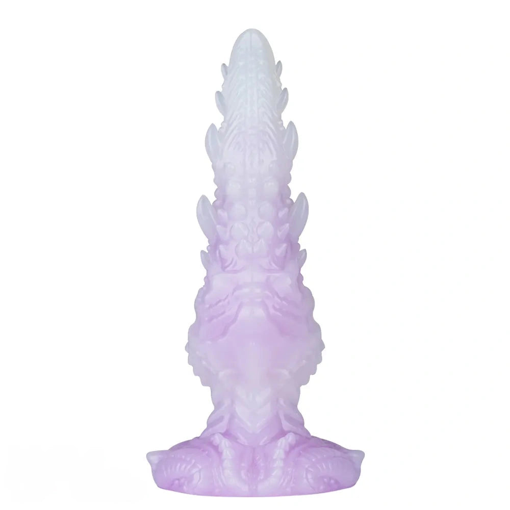 8.26in Big Fantasy Creature Silicone Dildo For Same Sex Couples Toy