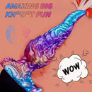 8.26in Big Fantasy Creature Silicone Dildo For Same Sex Couples Toy