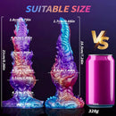 8.26in Big Fantasy Creature Silicone Dildo For Same Sex Couples Toy