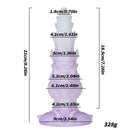 8.26in Big Fantasy Creature Silicone Dildo For Same Sex Couples Toy