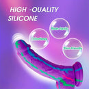 8.26in Colorful Silicone Soft Big Penis Dildo Anal Adult Love Sex Toy