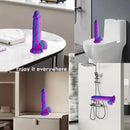 8.26in Colorful Silicone Soft Big Penis Dildo Anal Adult Love Sex Toy