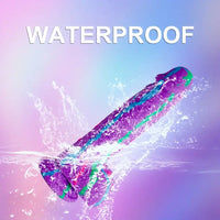 8.26in Colorful Silicone Soft Big Penis Dildo Anal Adult Love Sex Toy