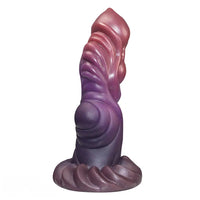 8.26in Creature Knot Silicone Fantasy Luminous Flexible Texture Dildo