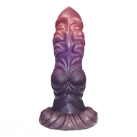 8.26in Creature Knot Silicone Fantasy Luminous Flexible Texture Dildo