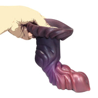 8.26in Creature Knot Silicone Fantasy Luminous Flexible Texture Dildo