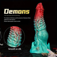 8.26in Devil Alien Monster Tentacle Silicone Dildo For G-Spot Anal Plug