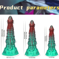 8.26in Devil Alien Monster Tentacle Silicone Dildo For G-Spot Anal Plug