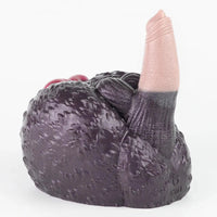 8.26in Dog Fantasy Silicone Dildo With Masturbator G-Spot Sensory Play