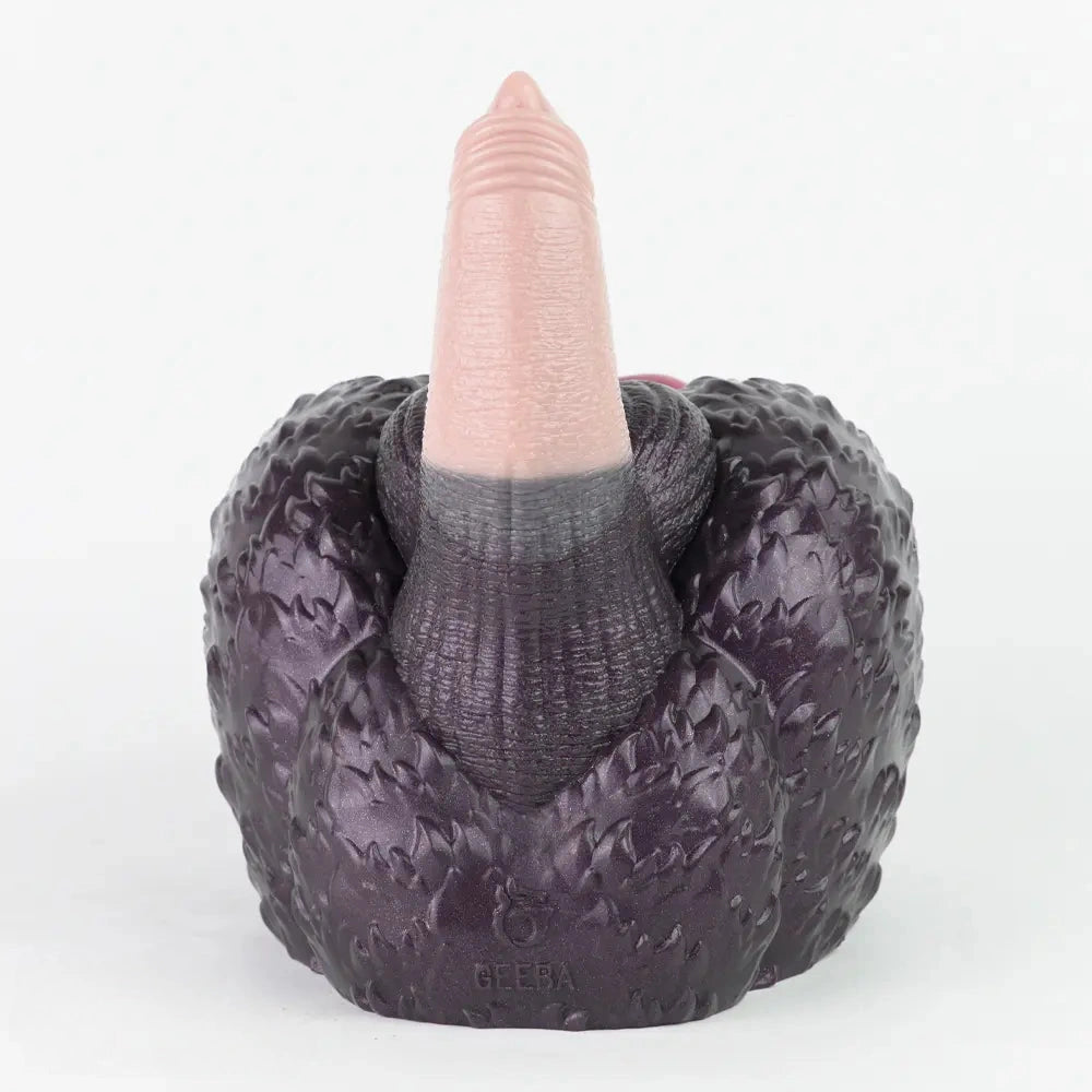 8.26in Dog Fantasy Silicone Dildo With Masturbator G-Spot Sensory Play