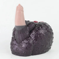 8.26in Dog Fantasy Silicone Dildo With Masturbator G-Spot Sensory Play