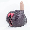 8.26in Dog Fantasy Silicone Dildo With Masturbator G-Spot Sensory Play