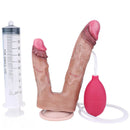 8.26in Double Density Silicone Soft Ejaculating Dual Ended Large Dildo