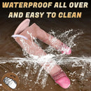8.26in Double Density Silicone Soft Ejaculating Dual Ended Large Dildo