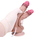 8.26in Double Density Silicone Soft Ejaculating Dual Ended Large Dildo