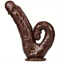 8.26in Double-Ended PVC Dildo Realistic Soft Anal Sex Toy For Women