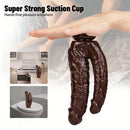8.26in Double-Ended PVC Dildo Realistic Soft Anal Sex Toy For Women