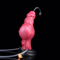 8.26in Dragon Ejaculating Inflatable Silicone Soft Animal Creature Dildo