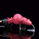 8.26in Dragon Ejaculating Inflatable Silicone Soft Animal Creature Dildo