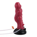 8.26in Dragon Ejaculating Inflatable Silicone Soft Animal Creature Dildo