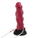 8.26in Dragon Ejaculating Inflatable Silicone Soft Animal Creature Dildo
