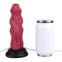 8.26in Dragon Ejaculating Inflatable Silicone Soft Animal Creature Dildo