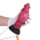 8.26in Dragon Ejaculating Inflatable Silicone Soft Animal Creature Dildo