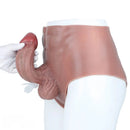 8.26in Ejaculating Dildo Pants Solid Thickened Integrated Strap-On Underwear