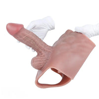 8.26in Ejaculating Dildo Pants Solid Thickened Integrated Strap-On Underwear