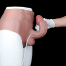 8.26in Ejaculating Dildo Pants Solid Thickened Integrated Strap-On Underwear