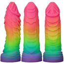 8.26in Fantasy Big Dragon Luminous Silicone Soft Women Men Dildo
