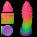 8.26in Fantasy Big Dragon Luminous Silicone Soft Women Men Dildo