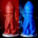 8.26in Fantasy Big Octopus Tentacle Silicone Soft Dildo Sex Toy