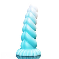 8.26in Fantasy Luminous Silicone Soft Dildo For Women Masturbation