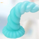 8.26in Fantasy Luminous Silicone Soft Dildo For Women Masturbation