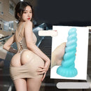 8.26in Fantasy Luminous Silicone Soft Dildo For Women Masturbation