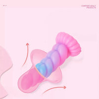 8.26in Fantasy Luminous Silicone Soft Dildo For Women Masturbation