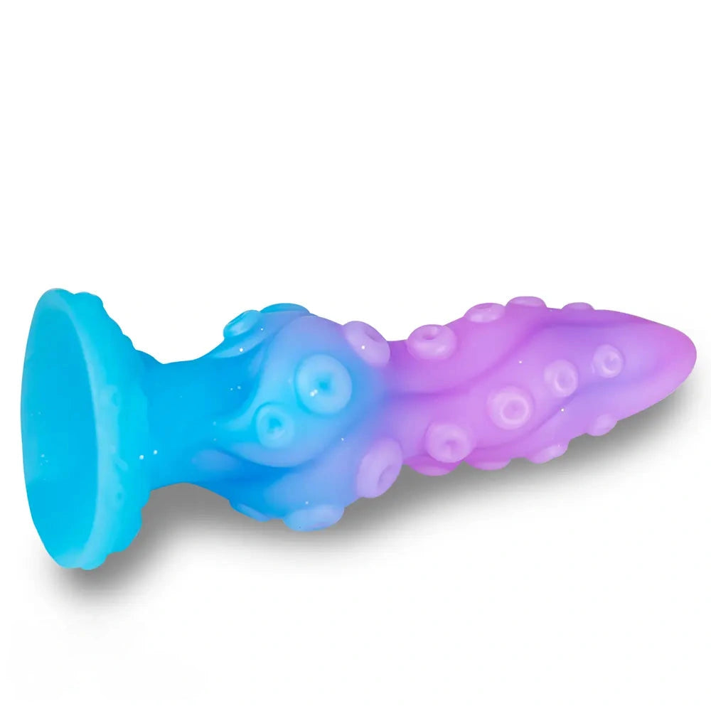 8.26in Fantasy Monster Tentacle Knot Silicone Soft Dildo For Stimulating