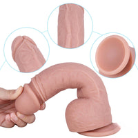 8.26in First-Timer Penis Dildo For Female Vagina Anal Masturbation
