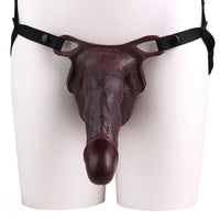 8.26in Hollow Strap on Real Dildo Anal Stimulation For Men & Women