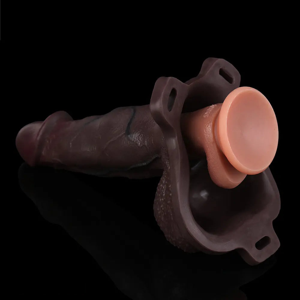 8.26in Hollow Strap on Real Dildo Anal Stimulation For Men & Women