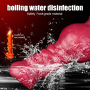 8.26in Horse Knotted Silicone Soft Big Dildo Ejaculating Penis Cock Sex Toy