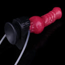8.26in Horse Knotted Silicone Soft Big Dildo Ejaculating Penis Cock Sex Toy