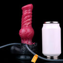 8.26in Horse Knotted Silicone Soft Big Dildo Ejaculating Penis Cock Sex Toy