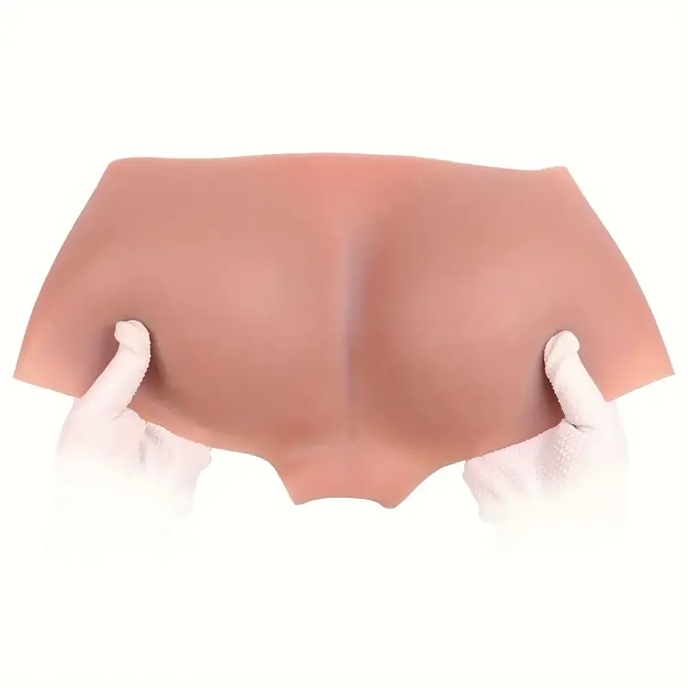 8.26in Large Silicone Dildo Sheath With Pants Wearable Penis Sleeve