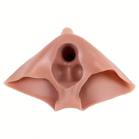 8.26in Large Silicone Dildo Sheath With Pants Wearable Penis Sleeve