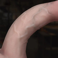 8.26in Large Silicone Soft Super Realistic Uncut Dildo Vaginal Stimulator