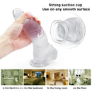 8.26in Lifelike Big PVC Dildo For Women Beginner Couple Sex Toy