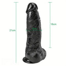 8.26in Lifelike Big PVC Dildo For Women Beginner Couple Sex Toy