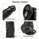8.26in Lifelike Big PVC Dildo For Women Beginner Couple Sex Toy